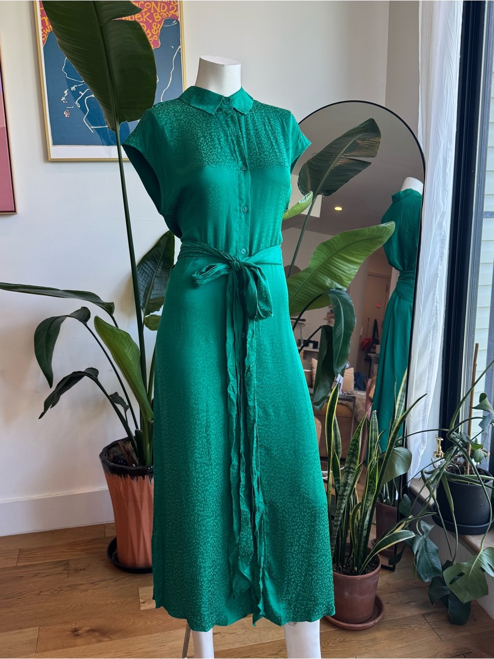 Cushnie for Target Emerald Green Button-Front Maxi Dress